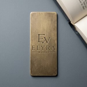 Embossed Brass Bookmark