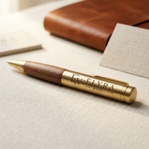 Engraved Brass Ballpoint