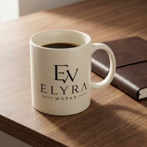 Branded Stoneware Mug · 12 oz